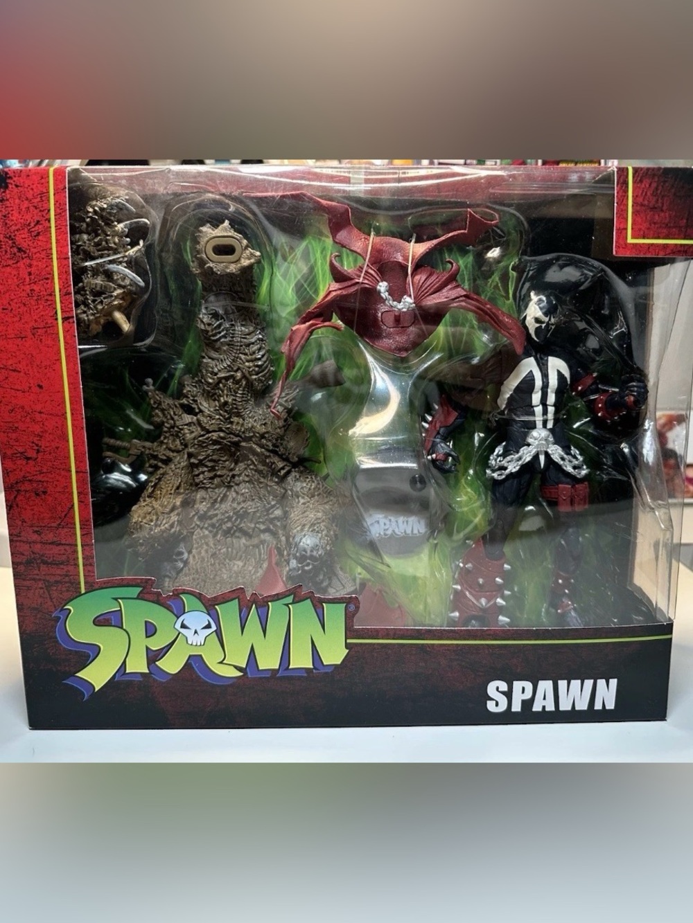Spawn With Throne And Cape Figure Mcfarlane Box Set